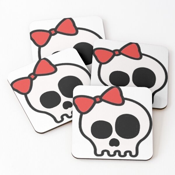 Item preview, Distorted Skull With Bow designed and sold by SerpentSkyArts.