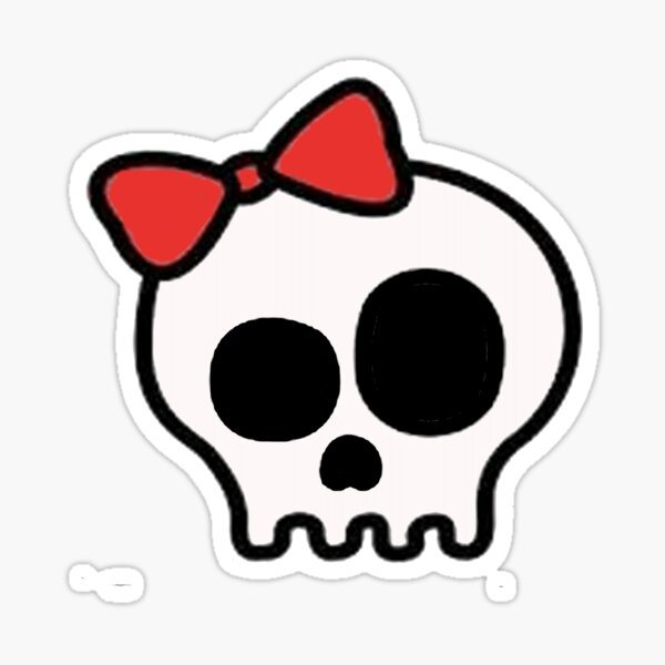 Skull Bow Decals & Stickers