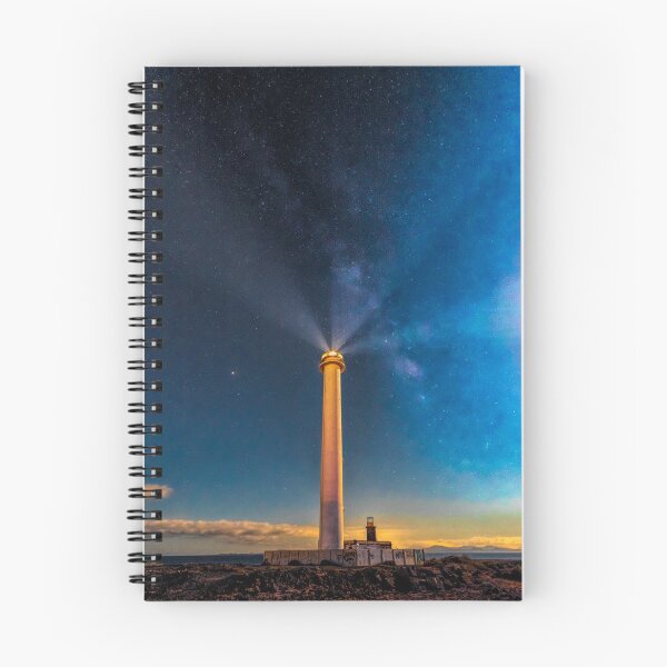 Item preview, Lighthouse Faro de Punta Pechiguera at night designed and sold by iCimages.net.