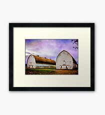 Nisqually Barns Framed Print