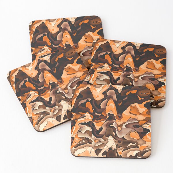 Item preview, Wavy orange and brown designed and sold by Gaspar Avila.