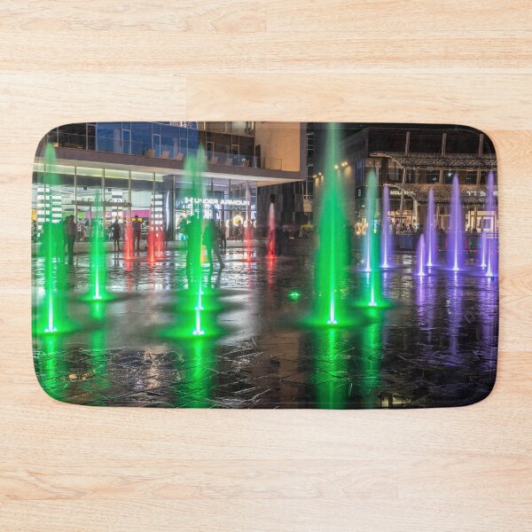 Item preview, Fantabulous Piazza Gae Aulenti - Splash-In Fountains in Emerald and Amethyst designed and sold by Georgia Mizuleva.
