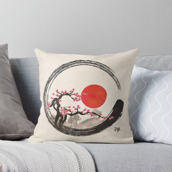 Item preview, Zen Enso Circle and Sakura Tree  designed and sold by k9printart.
