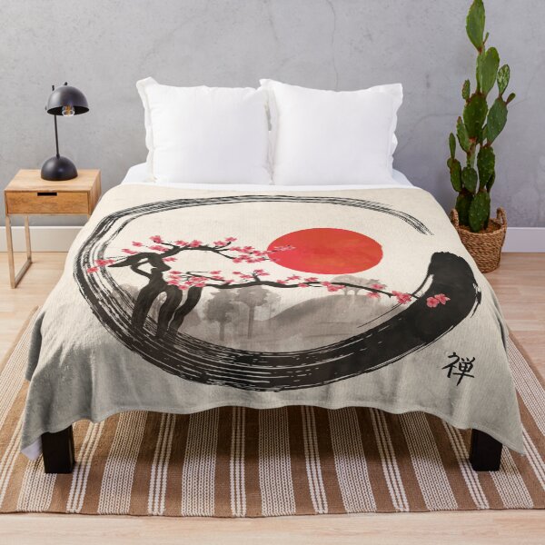 Item preview, Zen Enso Circle and Sakura Tree  designed and sold by k9printart.