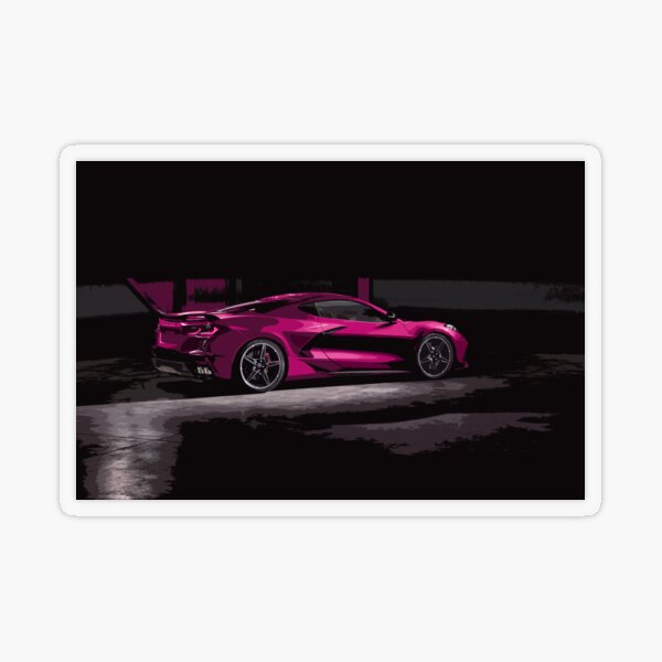 Chevrolet Corvette C8 Transparent Sticker