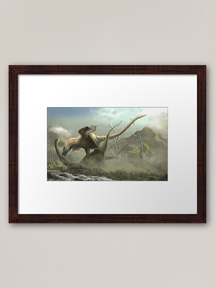 Cute Deinonychus Art Board Print for Sale by saradrawspaleo