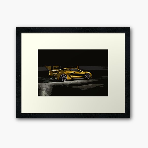 Chevrolet Corvette C8 Framed Art Print