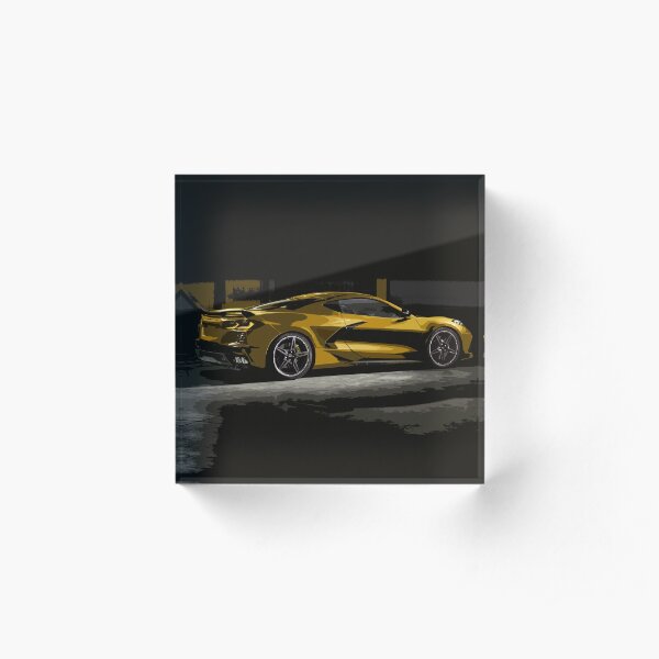 Chevrolet Corvette C8 Acrylic Block