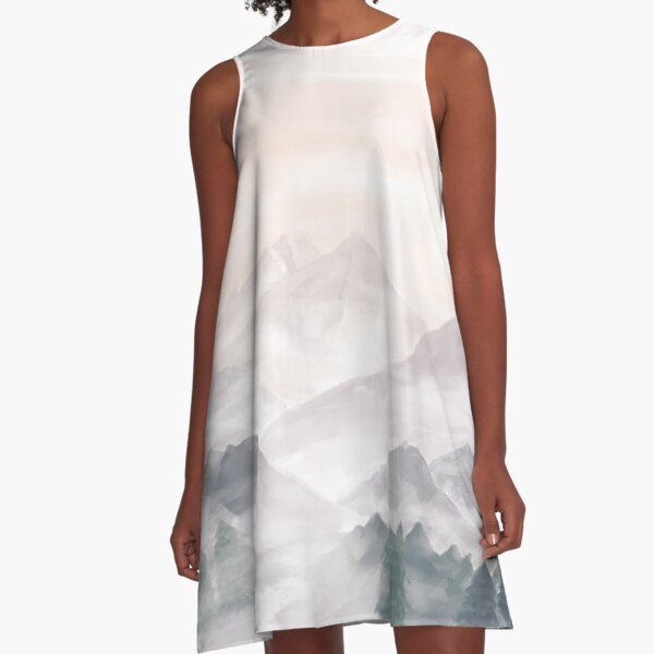 Misty Mountains A-Line Dress