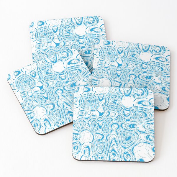 Item preview, Blue organic abstract designed and sold by Gaspar Avila.