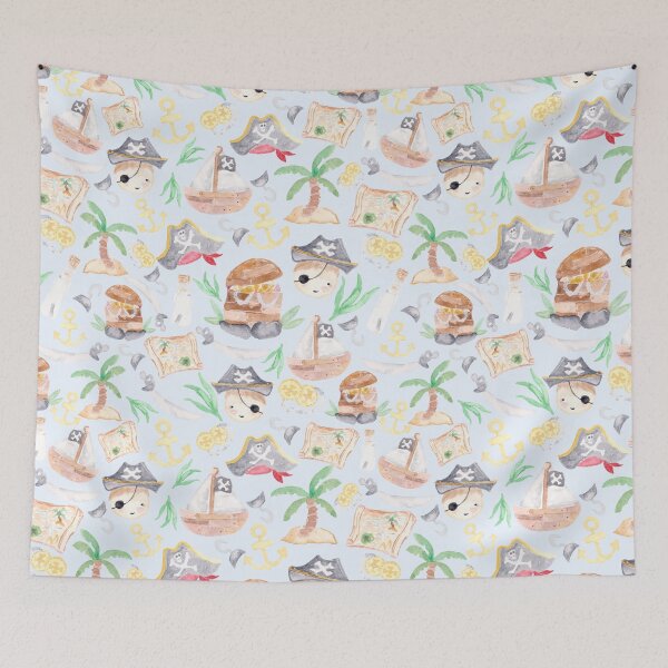 Item preview, Pirates | Watercolor | Pattern  designed and sold by Harpley Design Studio.