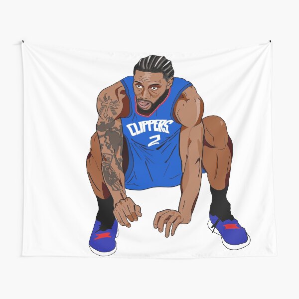 Kawhi Leonard Clippers Squat Tapestry