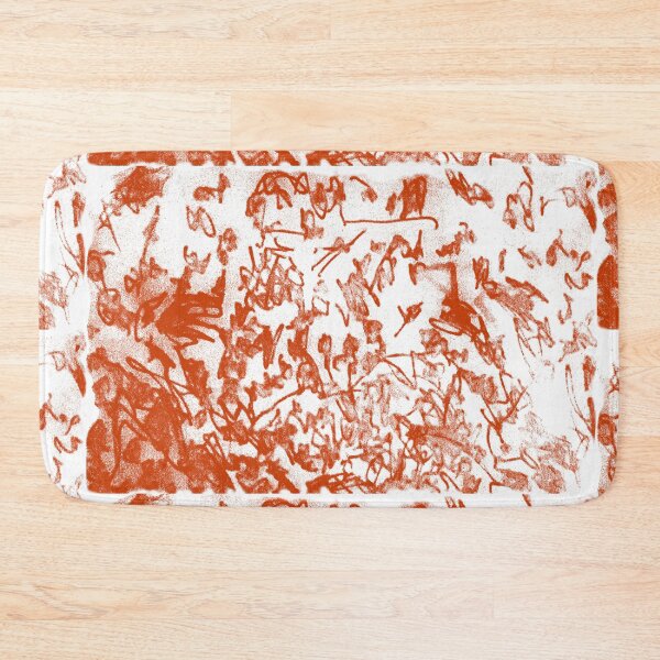 Item preview, Océane Scribble Orange designed and sold by design-r.