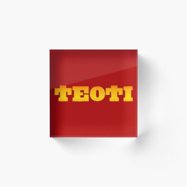 TEOTI (Gold) Acrylic Block