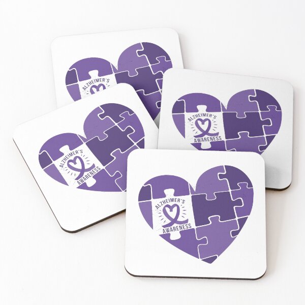 Item preview, Banda de conciencia de Alzheimer con corazón. designed and sold by emphatic.