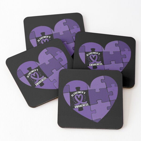 Item preview, Banda de conciencia de Alzheimer con corazón. designed and sold by emphatic.