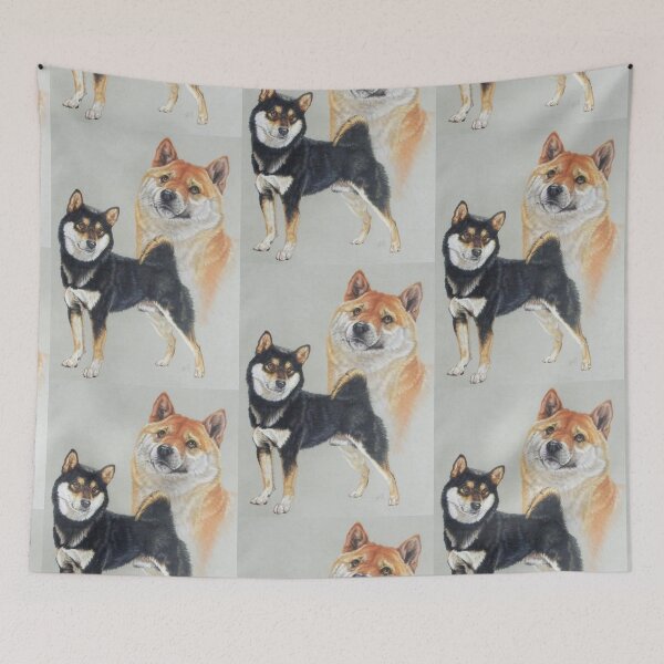 Item preview, Shiba Inu Gallimaufry designed and sold by BarbBarcikKeith.
