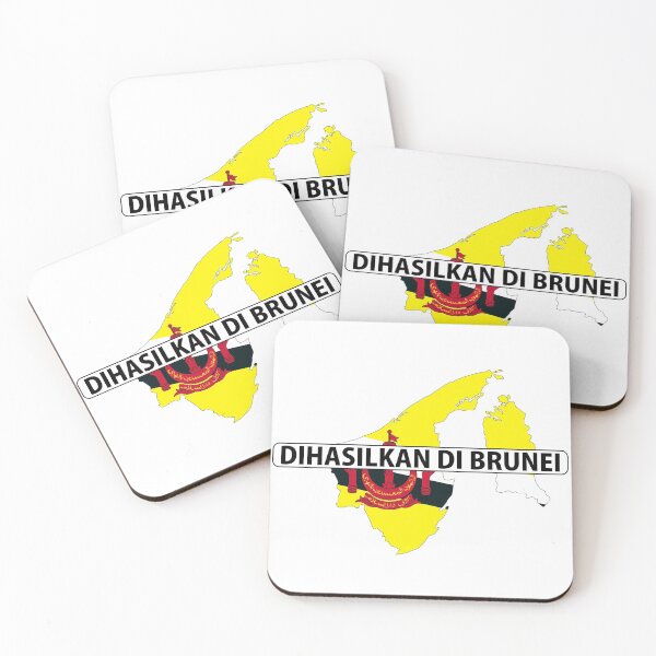 Item preview, brunei country flag map symbol designed and sold by tony4urban.