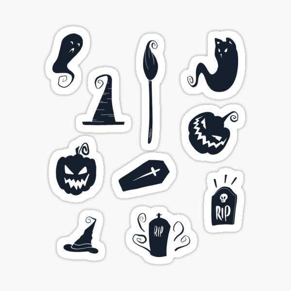 Halloween Pack Stickers Redbubble - fondos de roblox tumblr de chicas de halloween