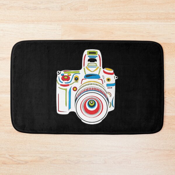 Item preview, Rainbow Camera Black Background designed and sold by XOOXOO.