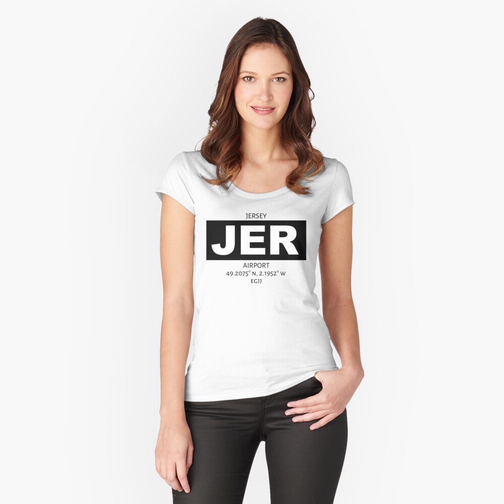 Item preview, Fitted Scoop T-Shirt designed and sold by AvGeekCentral.