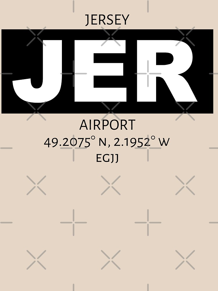 Thumbnail 7 of 7, Classic T-Shirt, Jersey Airport JER designed and sold by AvGeekCentral.