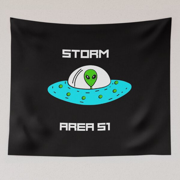 Item preview, Storm Area 51 They Cant Stop All of Us Alien March designed and sold by shoutoutshirtco.