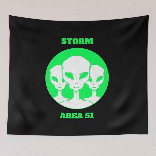 Item preview, Storm Area 51 They Cant Stop All of Us Alien March designed and sold by shoutoutshirtco.