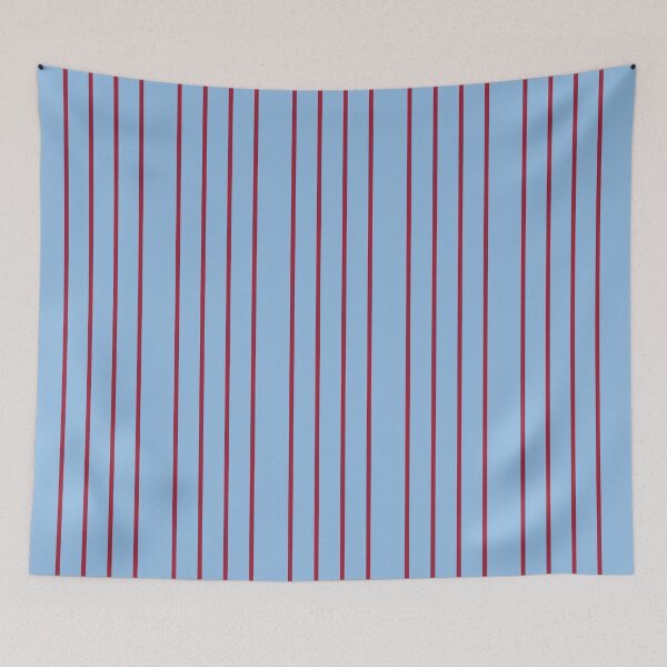 Item preview, Villa 1957 FA Cup Blue and Claret Pinstripe designed and sold by Sporting Colour.