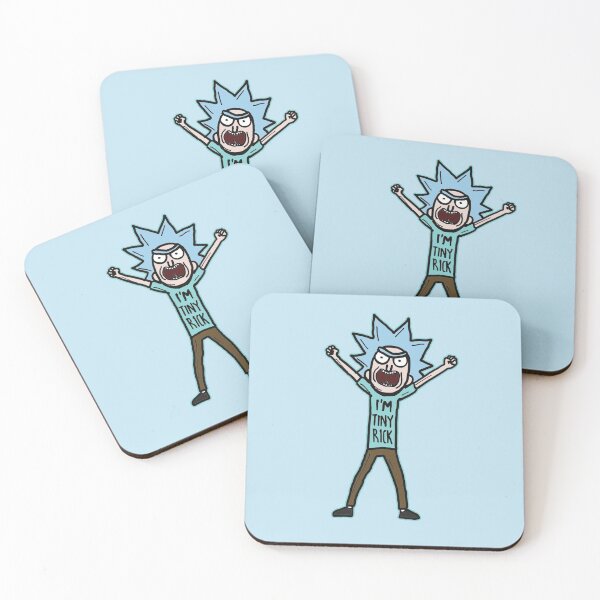 I'm Tiny Rick Quote from Rick and Morty™ Coasters (Set of 4)