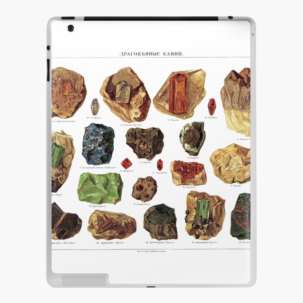 Coque et skin adhésive iPad for Sale avec l'œuvre « Le pouvoir de guérison  des pierres précieuses et des cristaux » de l'artiste Robyannn