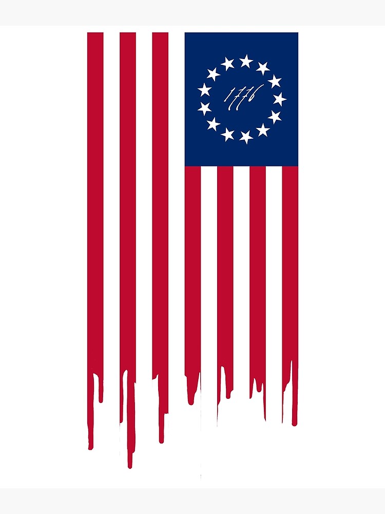 BETSY ROSS US FLAG 1776 by abstractee