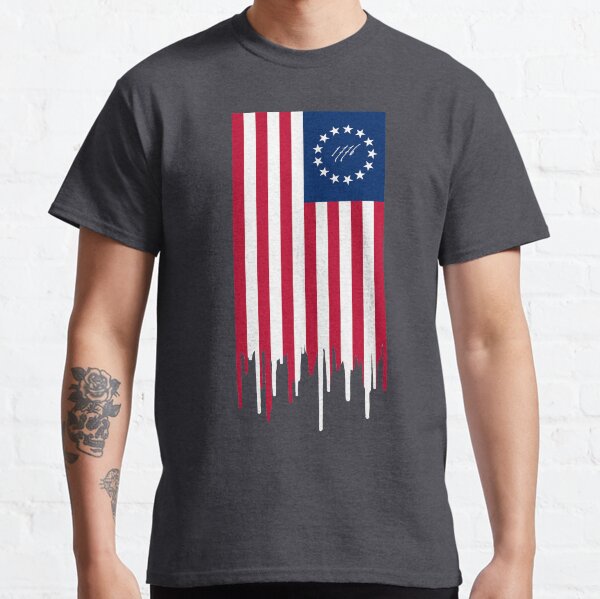 BETSY ROSS US FLAG 1776 Classic T-Shirt