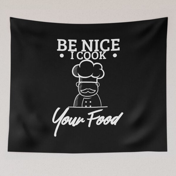 Item preview, Be Nice I Cook Your Food Head Chef Gift Idea designed and sold by haselshirt.