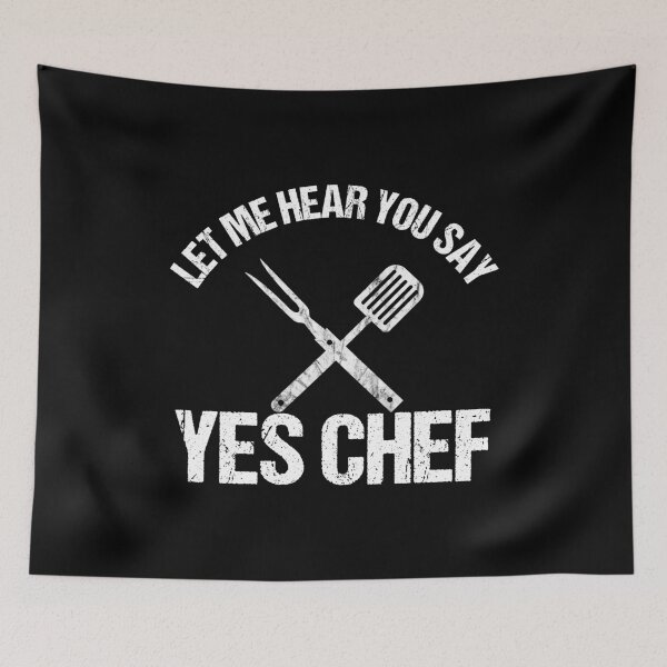 Item preview, Let Me Hear You Say Yes Chef Professional Cook Gift designed and sold by haselshirt.