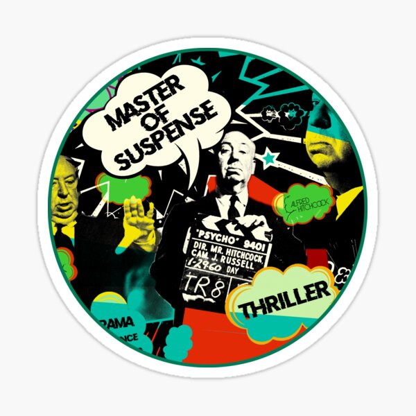 Item preview, Alfred Hitchcock PopArt, Officially Licensed Fan Art designed and sold by Mauswohn.