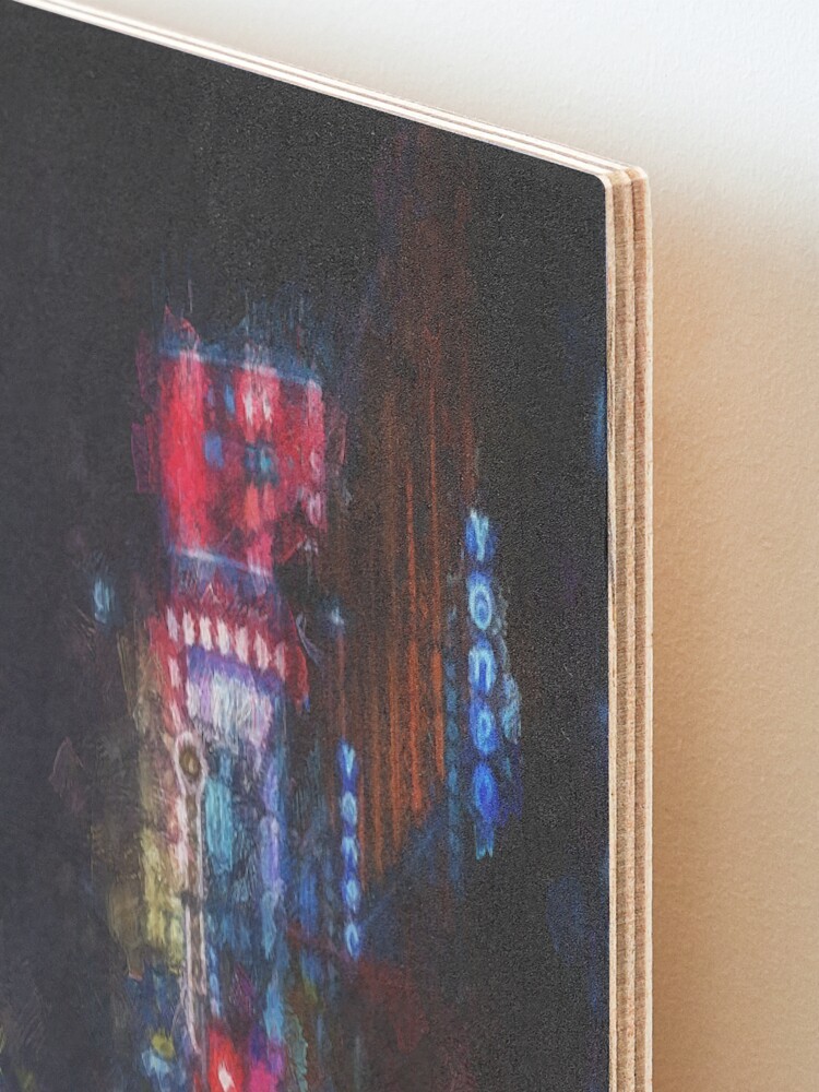 Alternate view of Nightlife Mounted Print