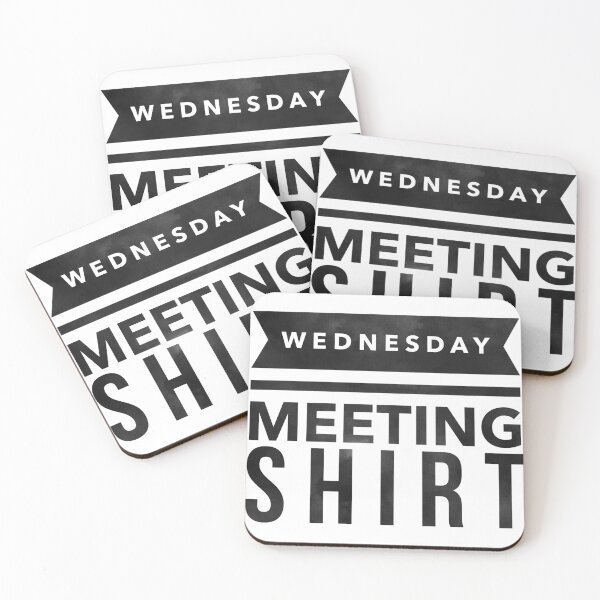 Item preview, Wednesday Meeting Shirt designed and sold by Lady Eva's Shop.