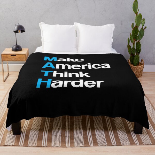 Item preview, Make America Think Harder (MATH) designed and sold by RandeeTee15.