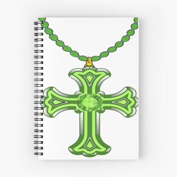 Item preview, CHRISTIAN CROSS NECKLACE - AUGUST BIRTHSTONE PENDOT designed and sold by Timothy Forder.
