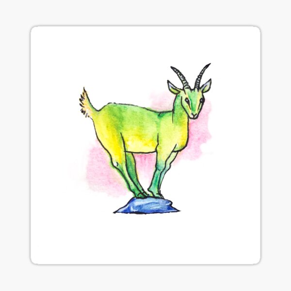 High Ground Goat Sticker