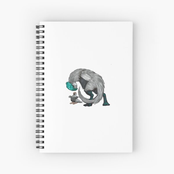 Oviraptor and Chick Spiral Notebook