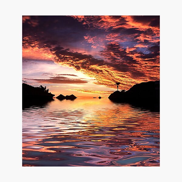 Monsoon Sunrise Photographic Print