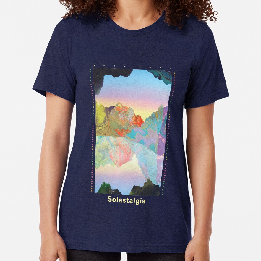 Solastalgia by Kate Shaw (Light Text) Tri-blend T-Shirt