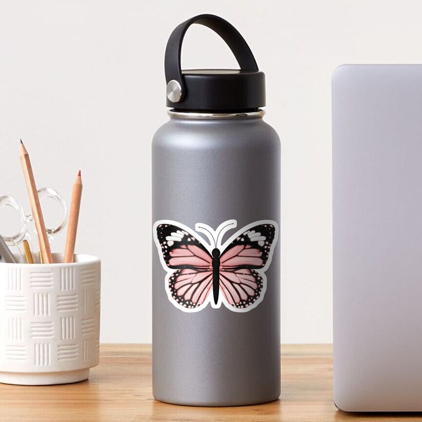 Light Pink Butterfly Sticker