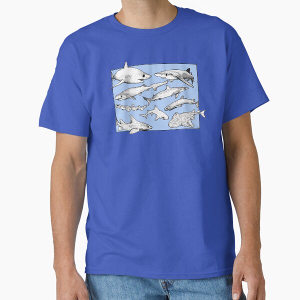 Collection of Atlantic Ocean Sharks Classic T-Shirt