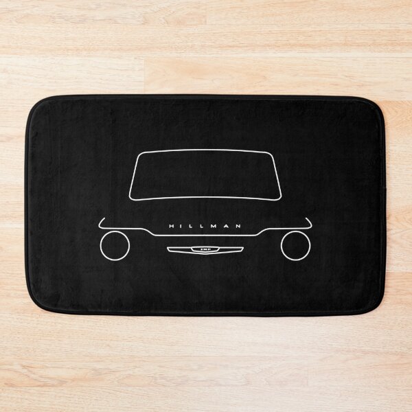 Item preview, Hillman Imp Mark I outline graphic (white) designed and sold by soitwouldseem.