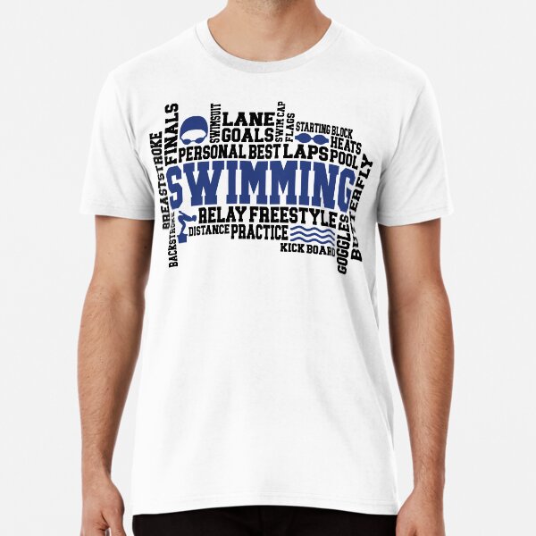 Item preview, Swimming Word Art designed and sold by Deestylistic.