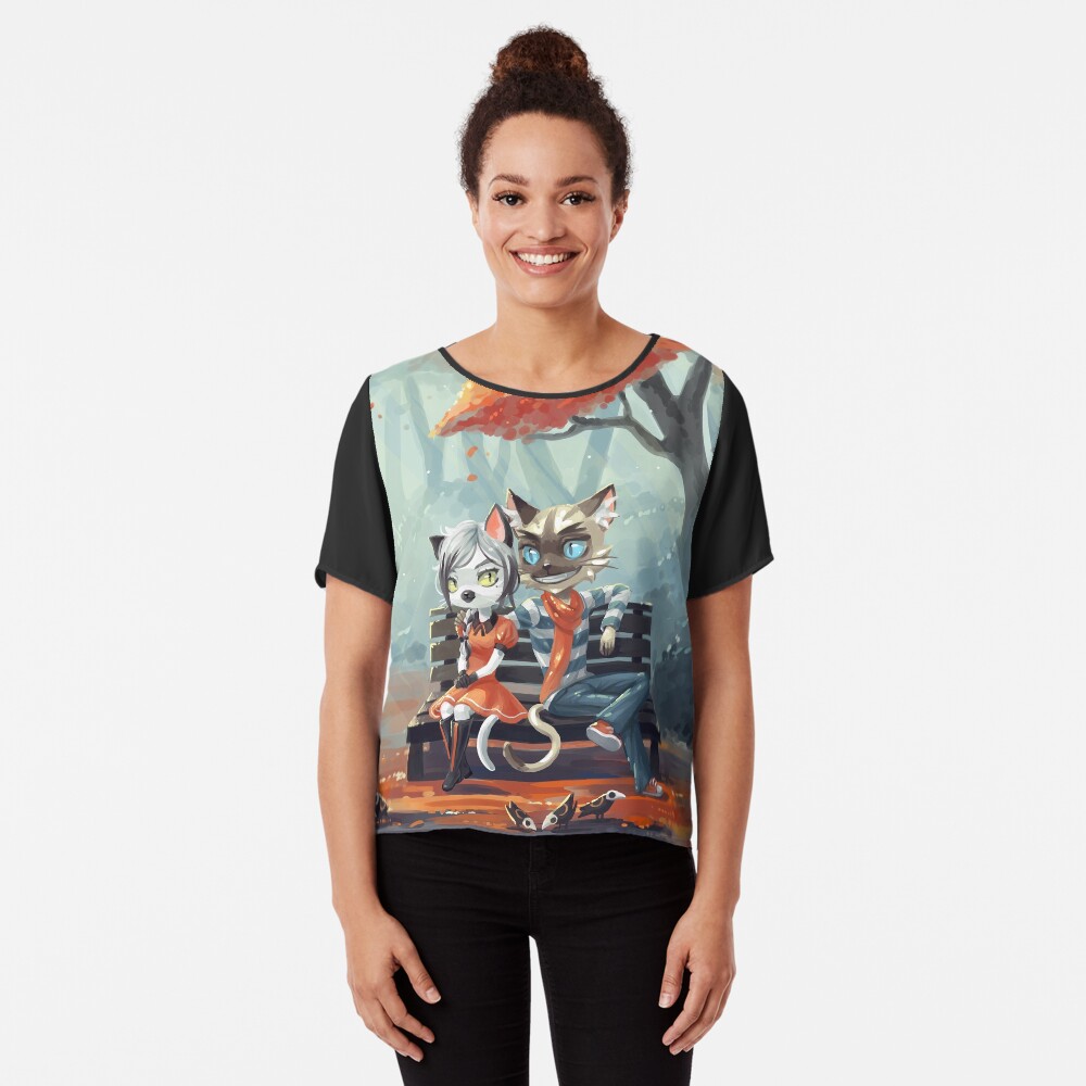 Item preview, Chiffon Top designed and sold by freeminds.