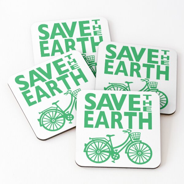 Item preview, Save the Earth, Ride a Bicycle designed and sold by CoolYule.
